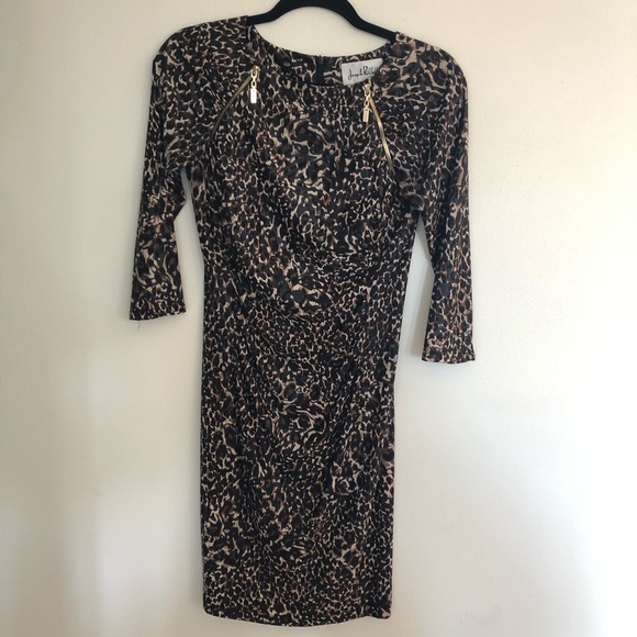 Joseph Ribkoff Animal Print Signature Dress - Picture 3 of 8